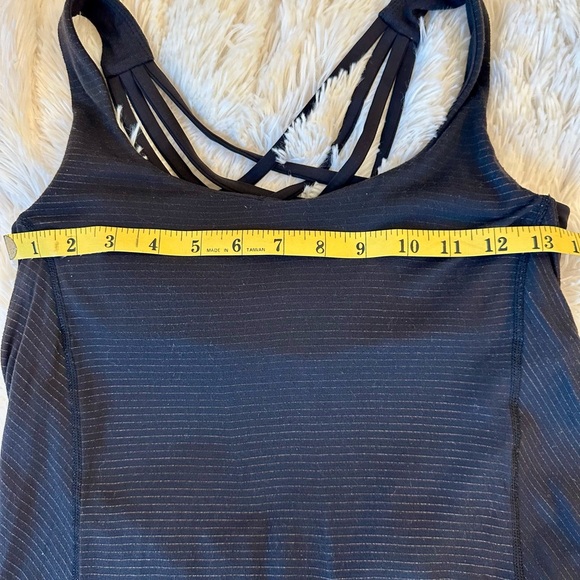 Lululemon Wild Tank Black Tank Top Size: 6 - Picture 6 of 15